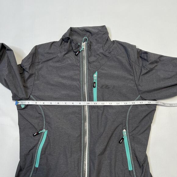 Louis Garneau Jacket Womens Medium Full Zip Cycling Windbreaker Reflective - Picture 10 of 11